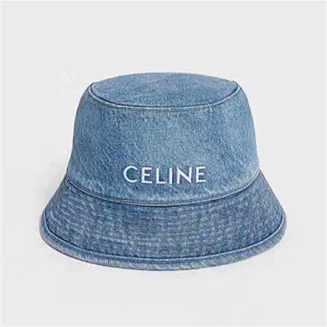 bucket celine hat|designer denim bucket hat.